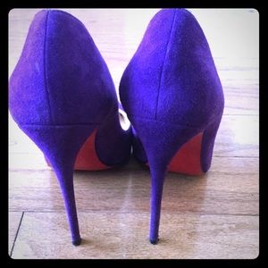 Christian Louboutin So Kate heels purple size 39
